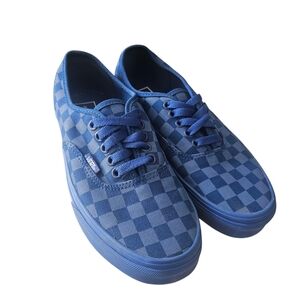 Vans Blue Sneakers Low-Top Canvas